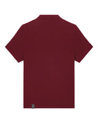 'EVERLASTING SPRING' POLO SHIRT IN BURGUNDY RED