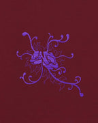 'EVERLASTING SPRING' POLO SHIRT IN BURGUNDY RED