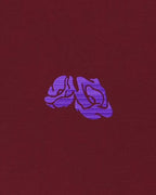 'EVERLASTING SPRING' POLO SHIRT IN BURGUNDY RED