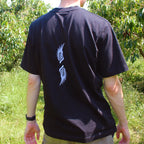 'A LEAP OF FAITH' HEAVYWEIGHT TEE IN BLACK