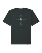 'LIVING WATER' HEAVYWEIGHT TEE IN GRAY MELANGE