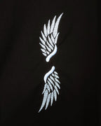 'A LEAP OF FAITH' HEAVYWEIGHT TEE IN BLACK