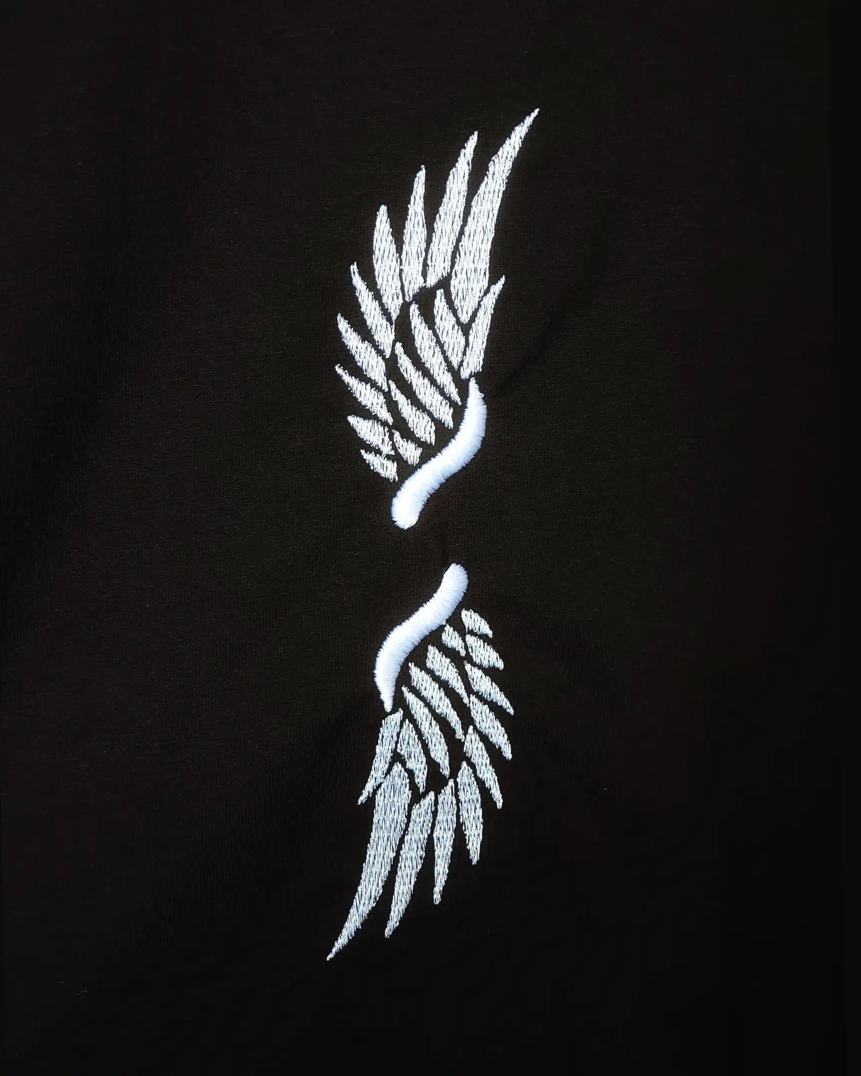 'A LEAP OF FAITH' HEAVYWEIGHT TEE IN BLACK